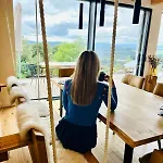 Bergchaletweitblick 木屋